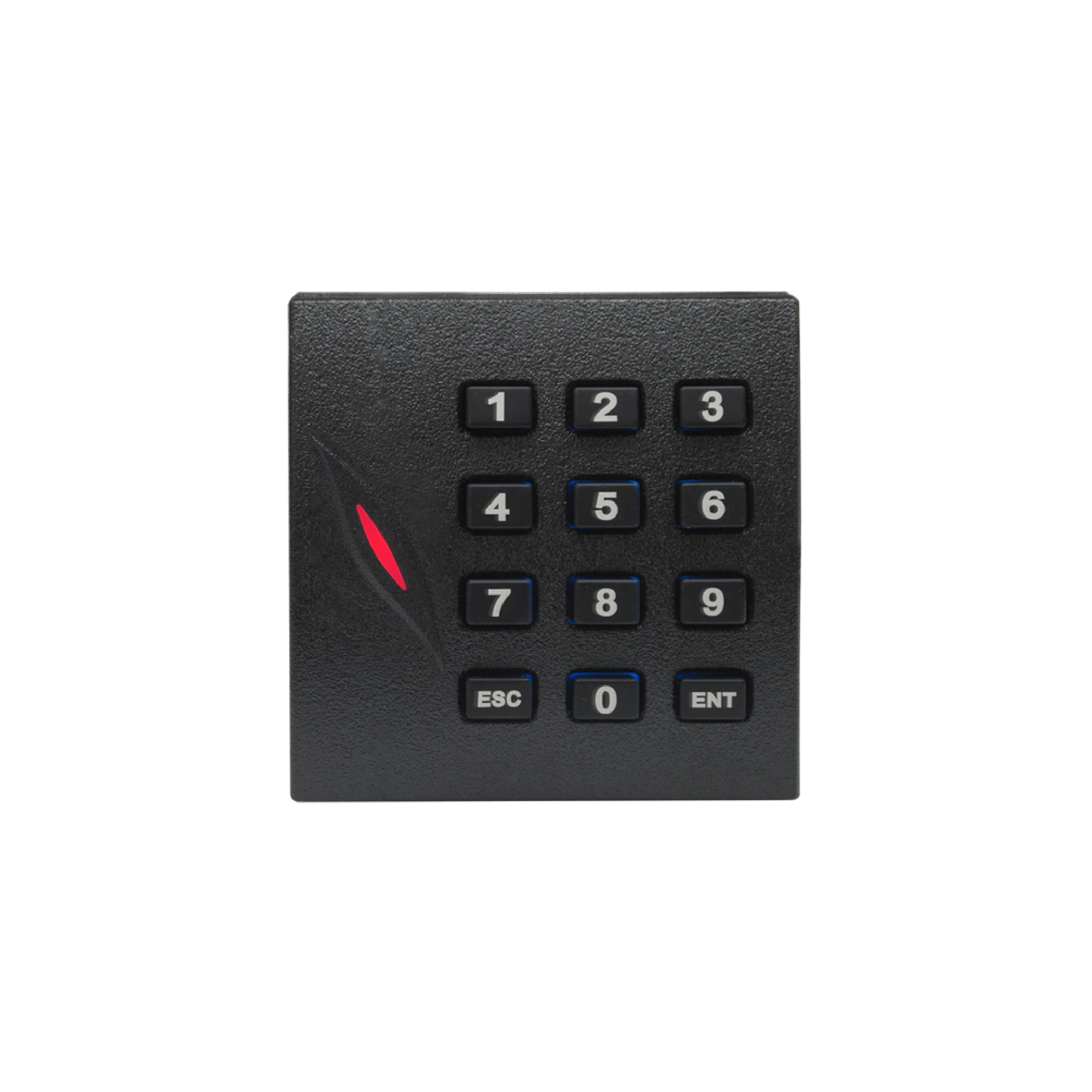Lector esclavo de tarjetas RFID 125khz con teclado, wiegand 26bits, uso exterior ip65. KR102E.