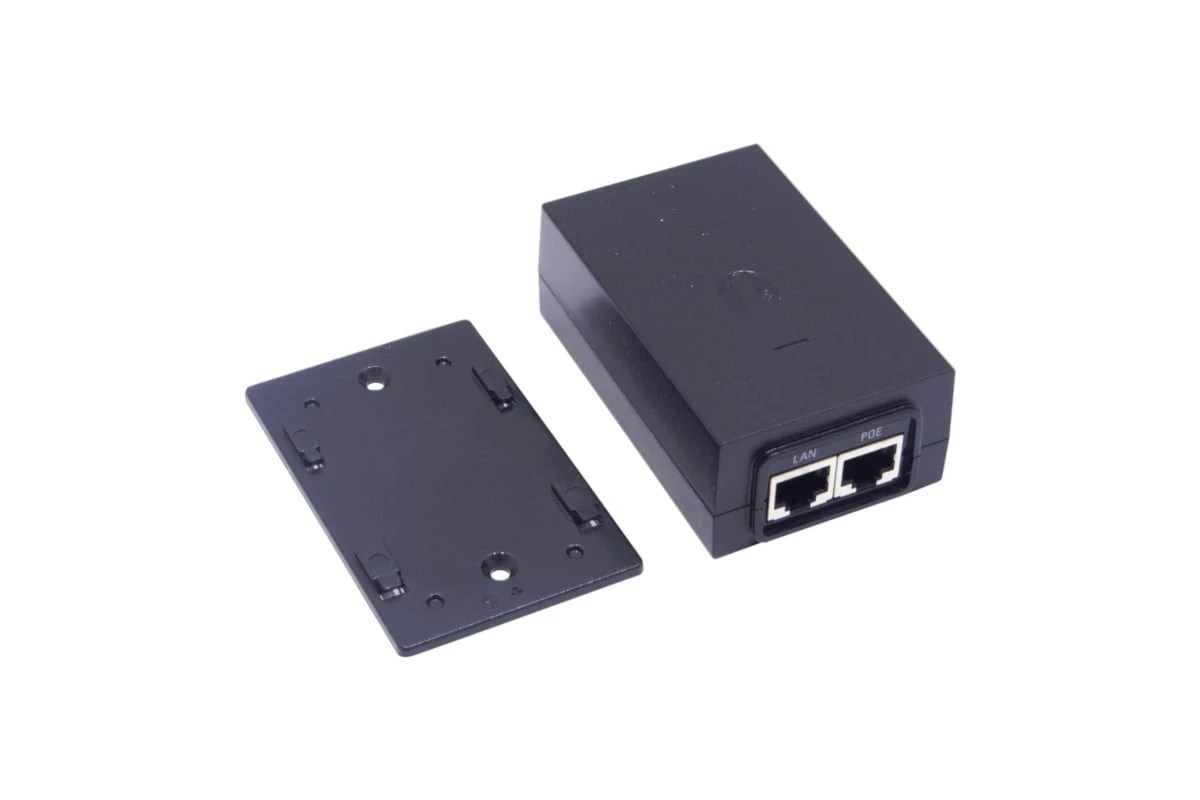 Inyector POE 48V 24W 2-RJ45 802.3AF-MODEB-4/5-7/8 220V REQ-CAB POE-48-24W.