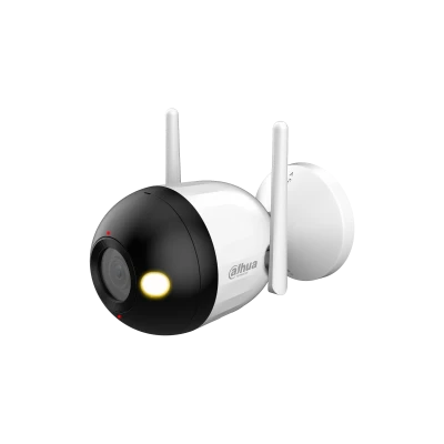 Cámara de red tipo bala Dahua con Wi-Fi focal fija, disuasión activa, luz dual inteligente, 2MP  DH-F2C-PV