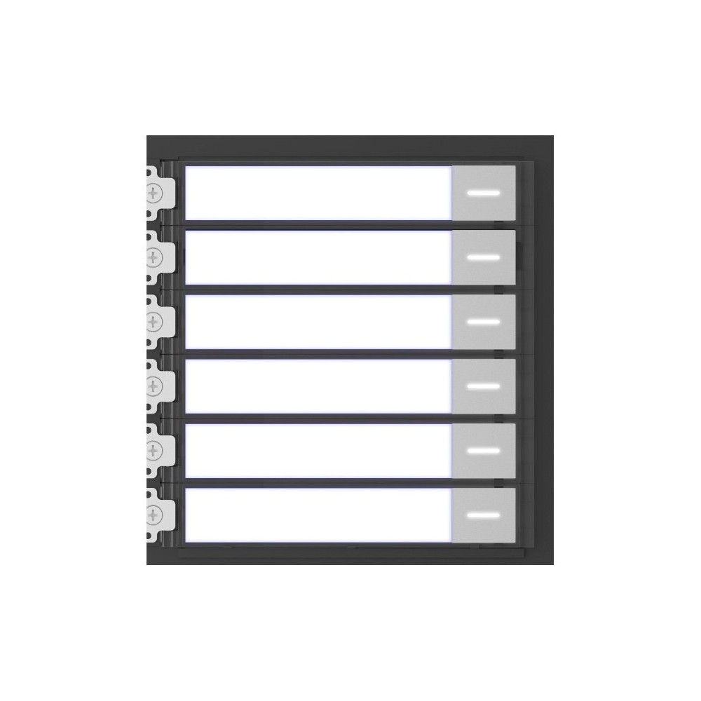 Modulo Estacion de Puerta 6 botones DS-KD-KK Hikvision
